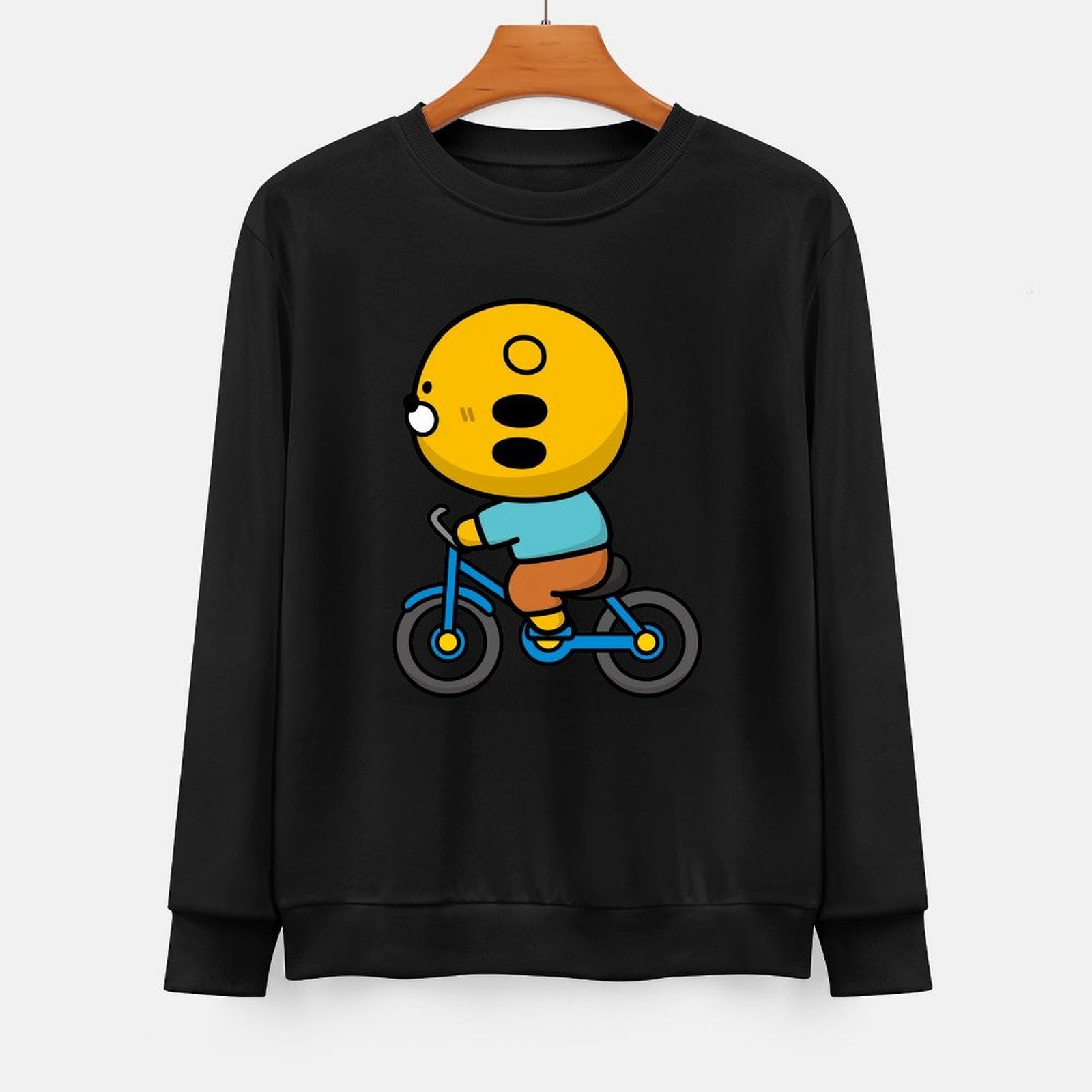 Front Patterned Long Sleeve TopPure ComfortSeries